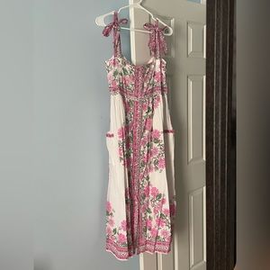 NWT size 2 Juliet Dunn tie shoulder dress (4/6)